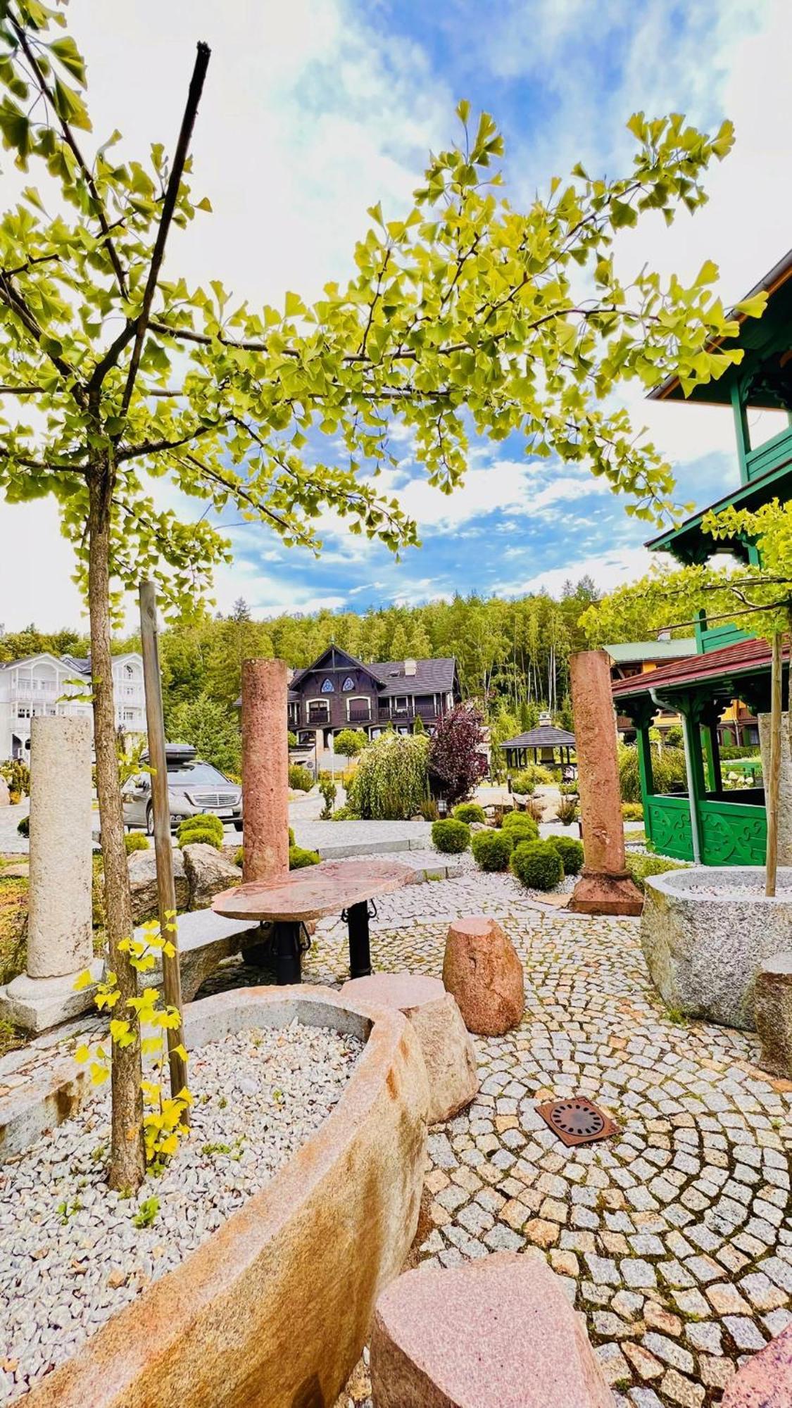 Dolina Wikingow-Apartament Suite Z Tarasem W Ogrodzie, Miejscem W Garazu I Dostepem Do Strefy Wellness 스클라르스카포렘바 외부 사진