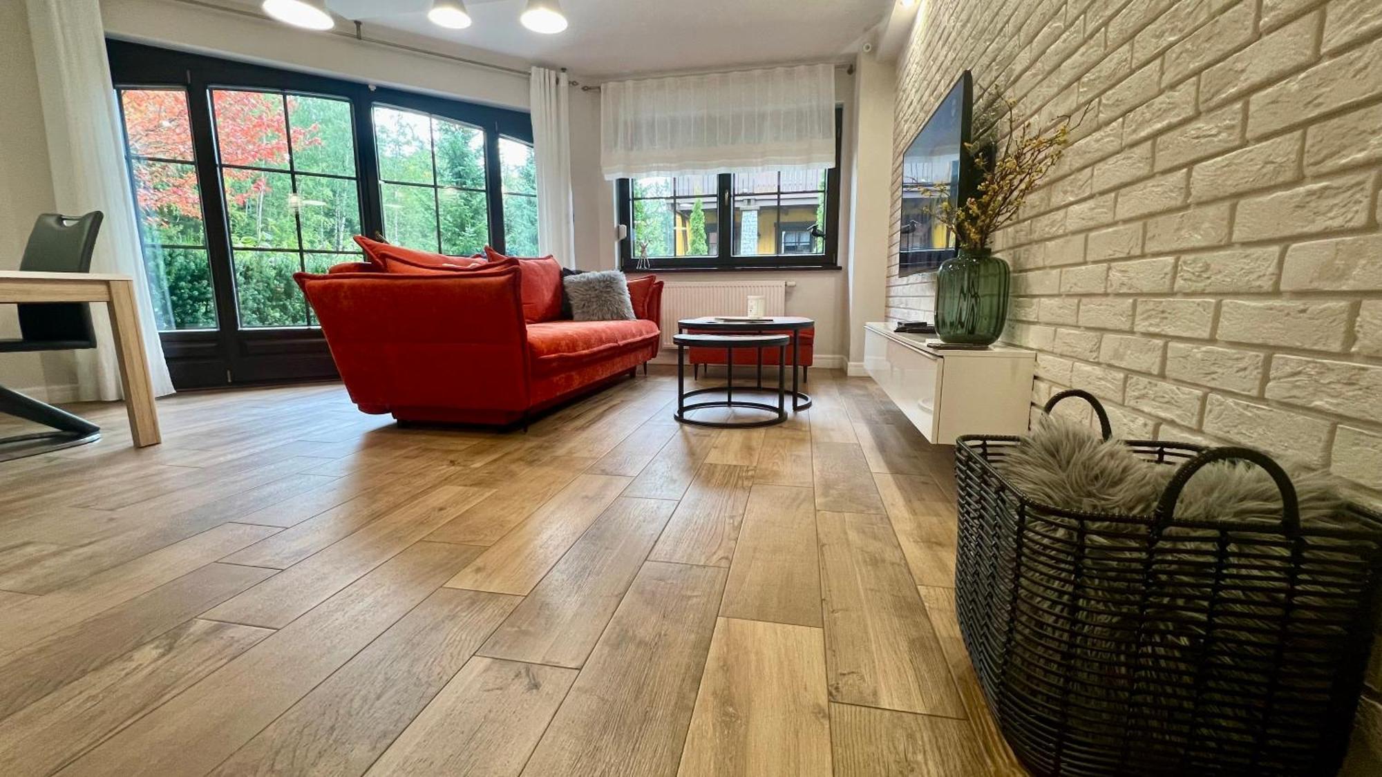 Dolina Wikingow-Apartament Suite Z Tarasem W Ogrodzie, Miejscem W Garazu I Dostepem Do Strefy Wellness 스클라르스카포렘바 외부 사진